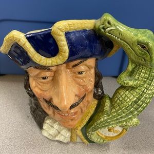 Royal Doulton Made in England Capt Hook Toby